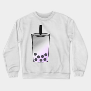 Pastel Asexual Pride Boba Crewneck Sweatshirt